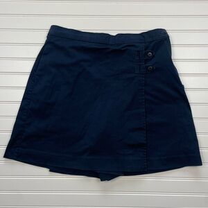 Dennis Uniforms navy skort girls adjustable waist approx 31-32 school 2-tab